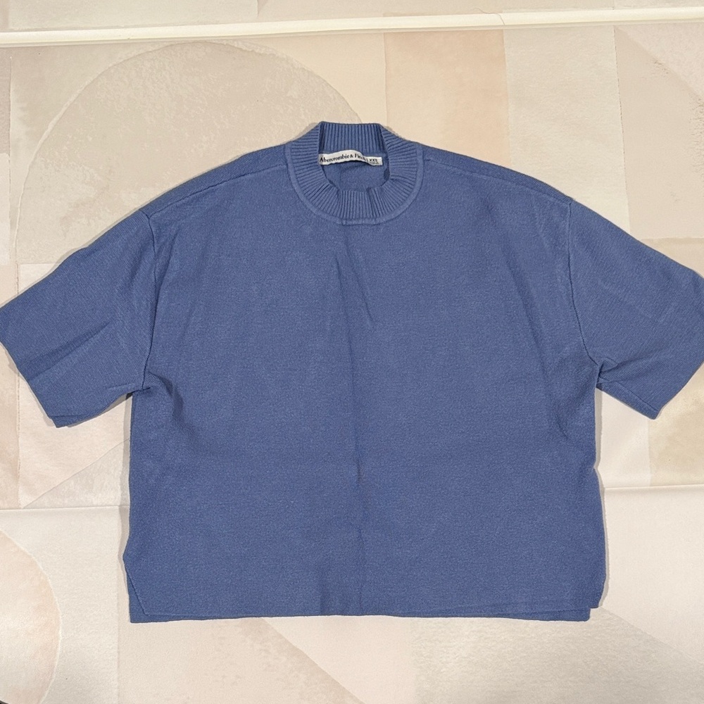 Abercrombie & Fitch Light Blue Knit Sweater